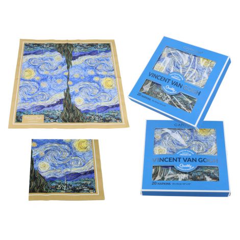 Serwetki papierowe 20szt. - V. van Gogh, Gwiaździsta Noc