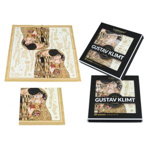 Serwetki papierowe 20szt. - G. Klimt, Pocałunek