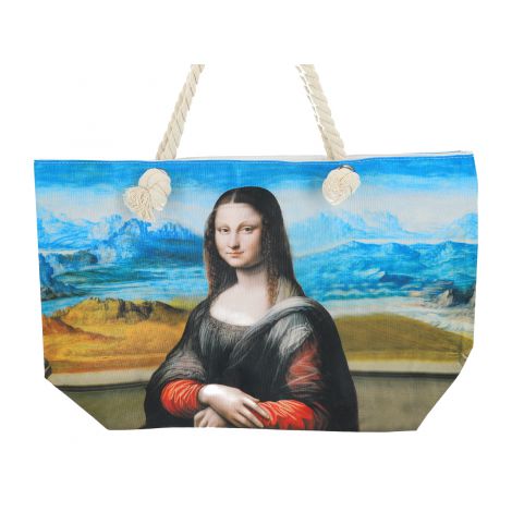 Torba z uszami ze sznurka Carmani L. Da Vinci, Mona Lisa - 2
