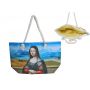 Torba z uszami ze sznurka Carmani L. Da Vinci, Mona Lisa - 2