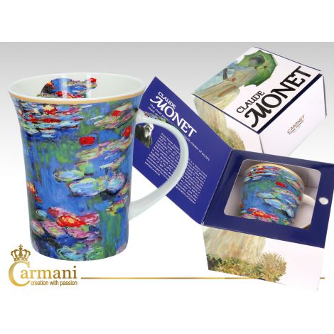 Kubek Carmani 350ml - Claude Monet, Water Lilies