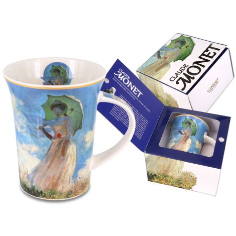 Kubek Carmani 350ml - Claude Monet, Kobieta z parasolem