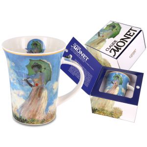Kubek Carmani 350ml - Claude Monet, Kobieta z parasolem