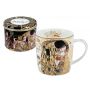 Kubek w puszce Carmani 420ml - G. Klimt, Pocałunek - 2