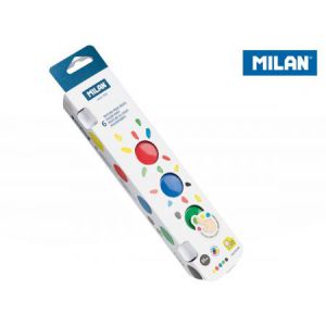 Farby do malowania palcami Milan, 6 kolorów x 25 ml