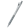 Ołówek automatyczny Pentel GraphGear 1000, 0.5mm HB, srebrny - 2