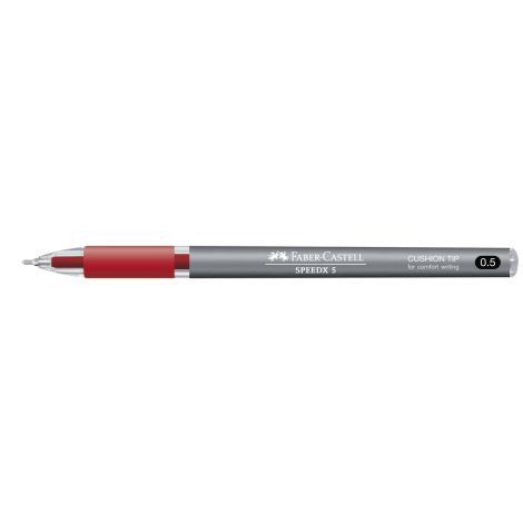 Długopis Faber-Castell Speedx Titanum, 0,5 mm, czerwony - 2