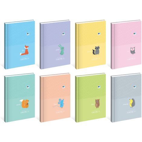 Brulion Interdruk B&B Kids Pastel z poddrukiem A6/96 kratka