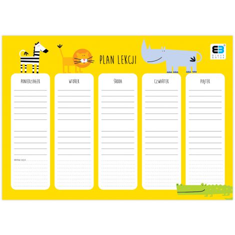 Plan Lekcji Interdruk A4 B&B Kids