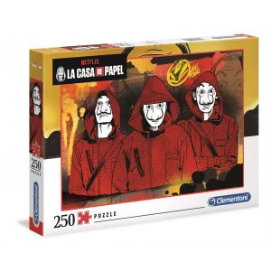 Puzzle Clementoni 250el Supercolor La Casa De Papel