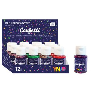 Klej brokatowy Interdruk Noster Confetti 40g