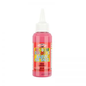 Farba witrażowa Koh-i-Noor, 60 ml, czerwona
