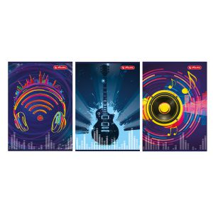 Brulion Herlitz Music A4/96 kratka