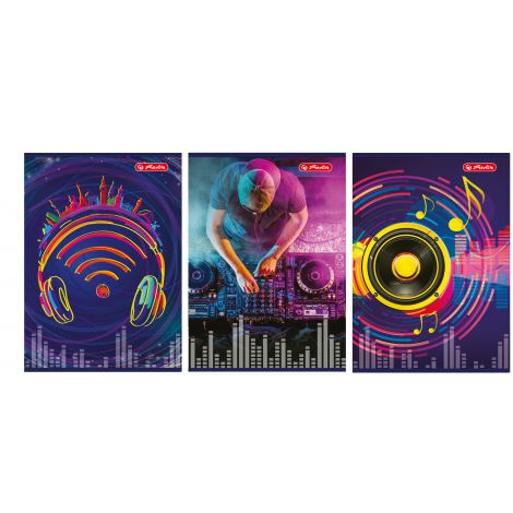 Brulion Herlitz Music A5/96 kratka