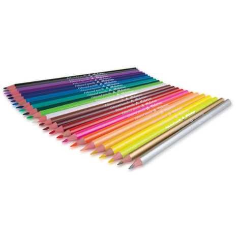Kredki ołówkowe Colorino, 24 kolory z temperówką - 2