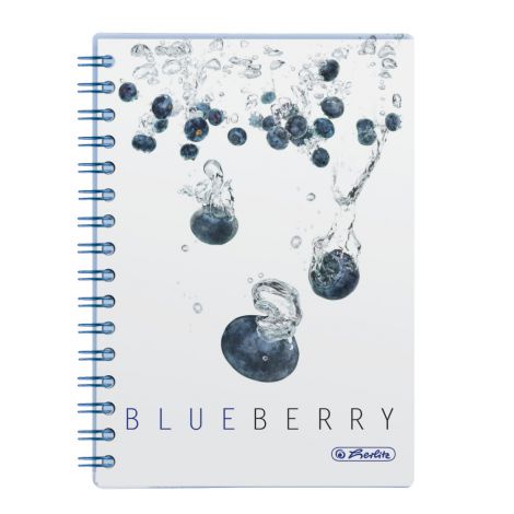 Brulion na spirali Herlitz Fresh Fruit Jagody A5/100 kratka