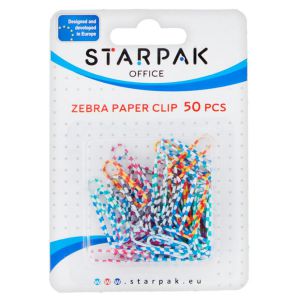 Spinacze Starpak kolorowe 50szt