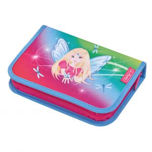 Piórnik składany Herlitz 1k, Smart Rainbow Fairy, z wyposażeniem