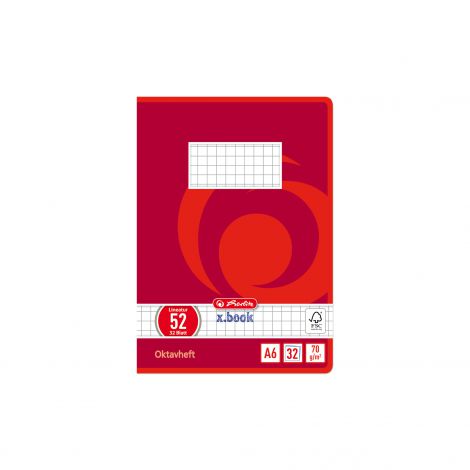 Notesik do słówek Herlitz FSC Mix A6/32 kratka