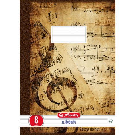 Zeszyt do nut Herlitz A4/8