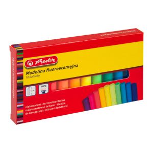 Modelina Herlitz fluorescencyjna, 10 kolorów