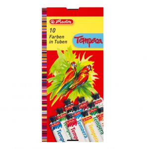 Farby Tempera Herlitz, 10 kolorów x 16ml