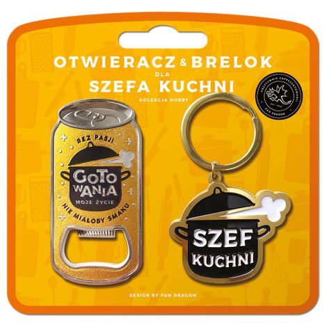 Zestaw Brelok + Otwieracz Pan Dragon Hobby Gotowanie