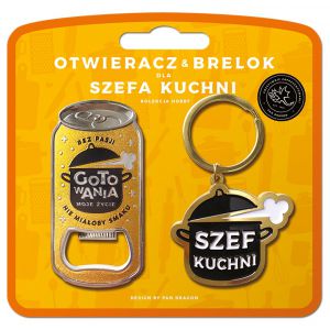 Zestaw Brelok + Otwieracz Pan Dragon Hobby Gotowanie
