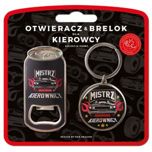 Zestaw Brelok + Otwieracz Pan Dragon Hobby Kierowca