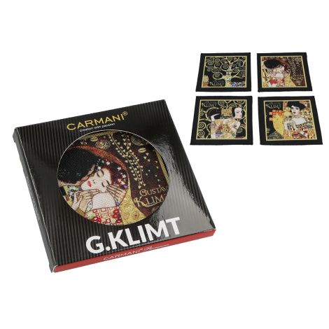 Komplet czterech podkładek pod kubki - G. Klimt - 2