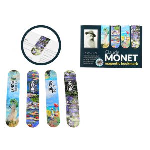 Komplet 4 zakładek magnetycznych Carmani, C. Monet