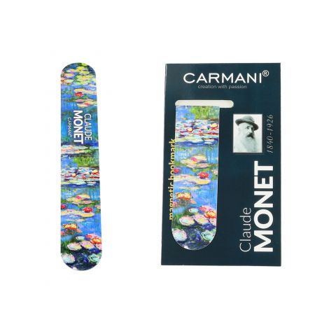 Zakładka magnetyczna Carmani, C. Monet, Lilie wodne