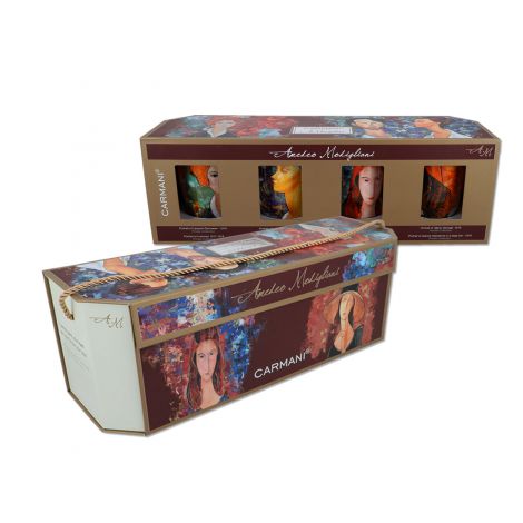 Komplet czterech kubków Carmani 350ml - A. Modigliani - 2