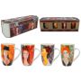 Komplet czterech kubków Carmani 350ml - A. Modigliani - 2