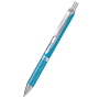 Pióro kulkowe Pentel 0.7mm, aluminiowa obudowa, Niebieski - 2