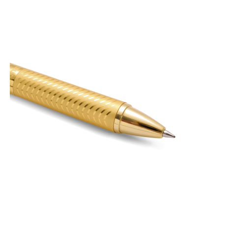 Pióro kulkowe Pentel 0.7mm, aluminiowa obudowa, Złoty - 3
