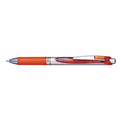 Pióro kulkowe Pentel Energel 0.7mm, pomarańczowe - 2