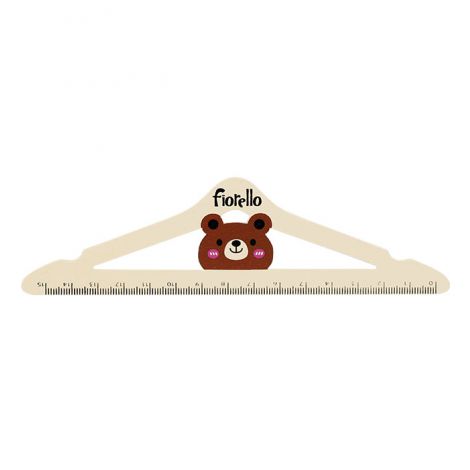 Linijka Fiorello 15cm Miś wieszak