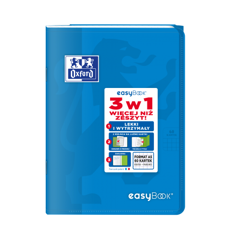 Zeszyt Oxford PP Easybook A5/60 kratka, z marginesem - 11