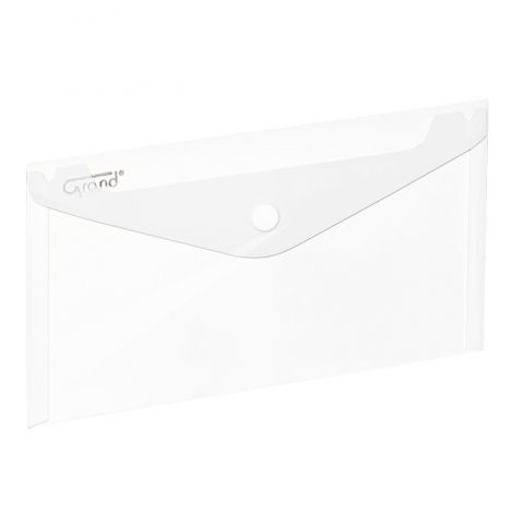 Koperta na zatrzask 225 x 124 mm, biała