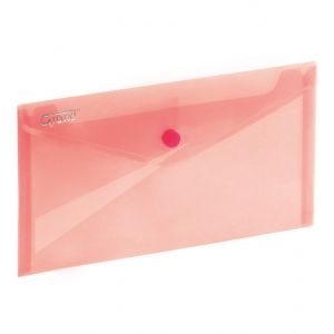 Koperta na zatrzask Grand 225x124mm, Czerwona