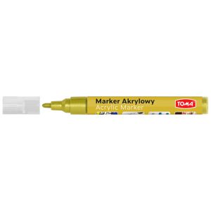 Marker akrylowy Toma 2.5mm, Złoty