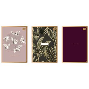 Zeszyt Interdruk Metallic Satin Gold A4/60/70g kratka