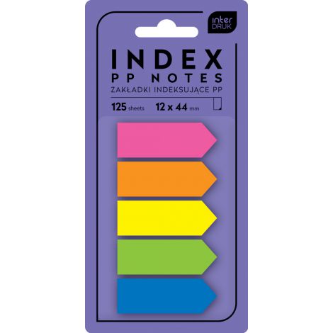 Zakładki indeksujące Interdruk 125szt Strzałki