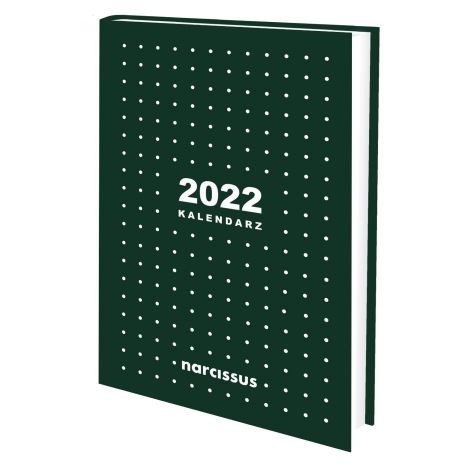 2024 Kalendarz Narcissus Tygodniowy Kropki A6, Zielony
