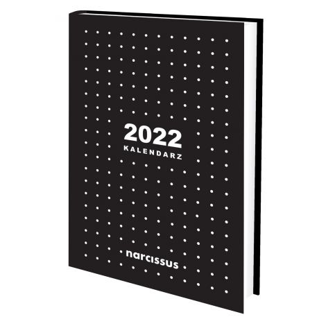 2024 Kalendarz kropki A5 tygodniowy czarny