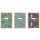Zeszyt Interdruk Metallic Gold A4/60/70g linia