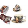Filiżanka Carmani 80ml espresso ze spodkiem - A. Modigliani, Leopold Zborowski - 2