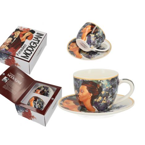 Filiżanka Carmani 80ml espresso ze spodkiem - A. Modigliani, Lunia Czechowska