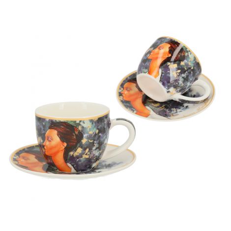 Filiżanka Carmani 80ml espresso ze spodkiem - A. Modigliani, Lunia Czechowska - 2